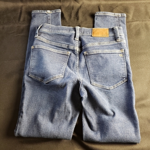 Madewell Mid Rise Skinny‎ Jeans Dark Wash 25 - Picture 4 of 9